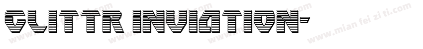 Glittr Inviation字体转换